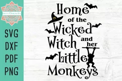 Home Of The Wicked Witch And Her Little Monkeys Halloween Product Image 1