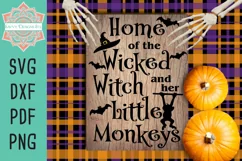 Home Of The Wicked Witch And Her Little Monkeys Halloween Product Image 2