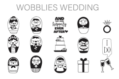 Wobblies Wedding Dingbats Product Image 1