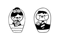 Wobblies Wedding Dingbats Product Image 4