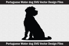 Portuguese Water Dog head vector Silhouette Svg file Product Image 2
