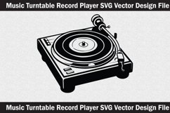 Record player svg Silhouette Svg file Product Image 2