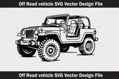 Off Road car SVG file cut file Product Image 2