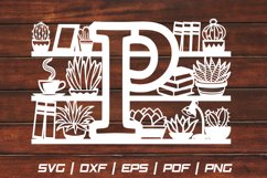 Cactus SVG alphabets SVG cut file paper cut Product Image 1