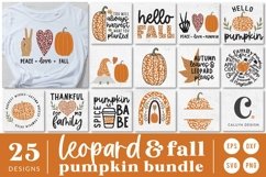 Leopard Fall Pumpkin SVG Bundle (1457509) | Cut Files | Design Bundles