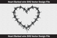 Barbed Wire circle vector Silhouette Svg file Product Image 2
