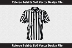 referee Tshirt Svg file cut file Product Image 1