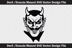 Devil mascot SVG file cut file Product Image 2