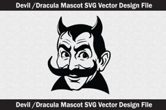 Devil mascot SVG file cut file Product Image 1