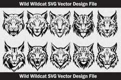 Wildcats SVG Silhouette design Product Image 1