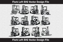 Hydraulic Platform Folk Lift SVG file cut file Product Image 2