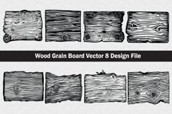 Wood gain pattern SVG silhouette vector cut file Product Image 1