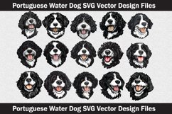 Portuguese Water Dog head vector Svg file Product Image 3