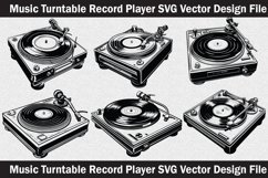 Record player svg Silhouette Svg file Product Image 1