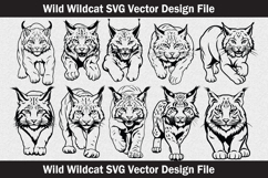 Wildcats SVG Silhouette design Product Image 1