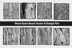 Wood gain pattern SVG silhouette vector cut file Product Image 1