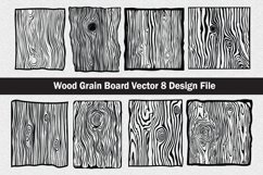 Wood gain pattern SVG silhouette vector cut file Product Image 1