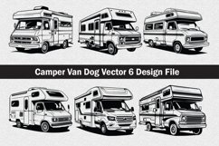 Camping Van SVG file cut file Product Image 1