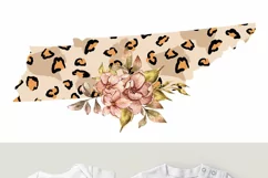 Tennessee sublimation. Leopard Tennessee clipart- png files Product Image 7