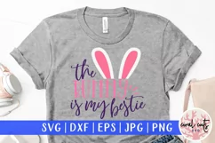 The bunny is my bestie - Easter SVG EPS DXF PNG Cutting File Product Image 1