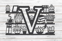 Cactus SVG alphabets SVG cut file paper cut Product Image 2