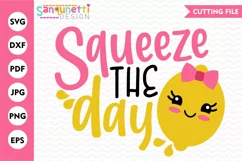 Squeeze the day | Lemon SVG Product Image 1