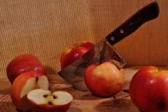 Ripe apples, summer, apples, drops, taste, Product Image 1