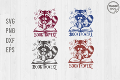 Booktrovert|Vintage Raccoon Reading|Bookish|Book Lover Gifts Product Image 1