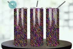 ANIMAL PRINT TUMBLER SUBLIMATION DESIGN, TUMBLER WRAP Product Image 1