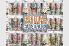 Positive Affirmations Tumbler Wrap Bundle|Motivational wrap Product Image 1