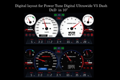 Digital Layout for Power Tune Digital Ultrawide V5 Dash Product Image 1