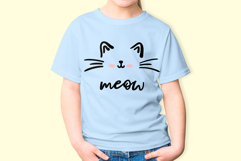 Cat Face SVG Cute Kitty Clipart for Cricut &amp; Crafts SVG, PNG Product Image 2