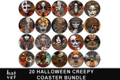 Creepy Halloween Coaster Bundle | Haunted Gothic Bundle Product Image 1