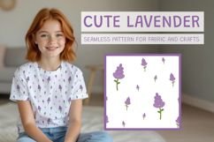 Lavender Nursery Vector Seamless Pattern Product Image 1