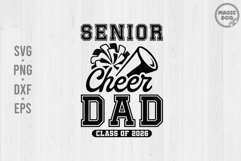Senior Cheer Dad Class of 2026|Cheerleader Dad 2026 SVG Product Image 1