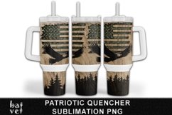 Patriotic Quencher Tumbler | Patriotic Sublimation for Men Product Image 1