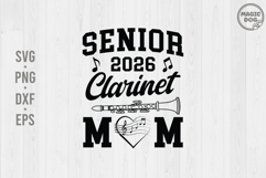 Senior 2026 Clarinet Mom|Class of 2026 Senior Mom Clarinet Product Image 1