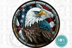 USA EAGLE PNG CLIPART FOR DOOR HANGER, COASTERS AND MORE Product Image 1