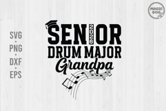 Senior 2026 Drum Major Grandpa|Class of 2026 Marching Band Product Image 1