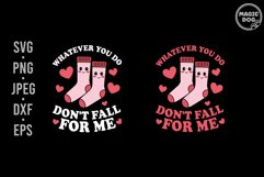 Don&#039;t Fall For Me|Rn Cna Nurse|Valentine Nurse|ER Valentine Product Image 1