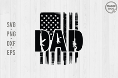 Flag Second Amendment Dad|2nd Amendment|USA Flag Dad Svg Product Image 1
