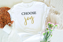 Choose Joy SVG, Joy SVG PNG, Quote Svg, Positive Svg Product Image 2