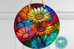 FLOWERS PNG CLIPART FOR DOOR HANGER, COASTERS AND MORE Product Image 2