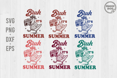 Bruh It’s Summer|Retro Summer Goose SVG|Snarky Animal Humor Product Image 1