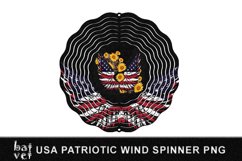 Patriotic Wind Spinner Sublimation PNG Product Image 1