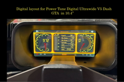 Digital Layout for Power Tune Digital Ultrawide V5 Dash Product Image 2