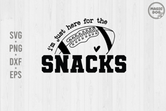 I&#039;m Just Here For The Snacks|Football Game Day|Team Halftime Product Image 1