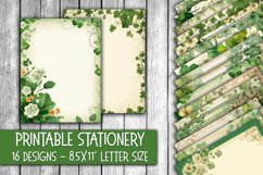 Vintage St Patrick&#039;s Day Letter Size Digital Paper Product Image 1