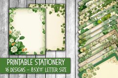 Vintage St Patrick's Day Letter Size Digital Paper Product Image 1