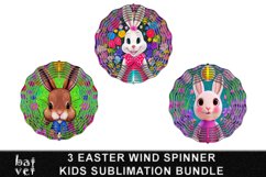 Easter Wind Spinner Sublimation Bundle | Kids Design PNG Product Image 1